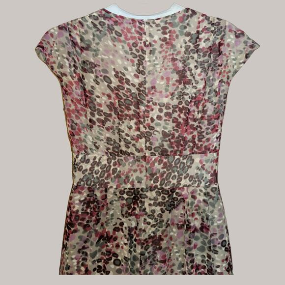 Organza Dress in Modern Watercolor Spots by Banana Republic - Picture 2 of 4